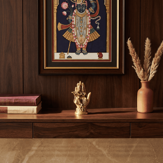 Radha Krishna in Palm