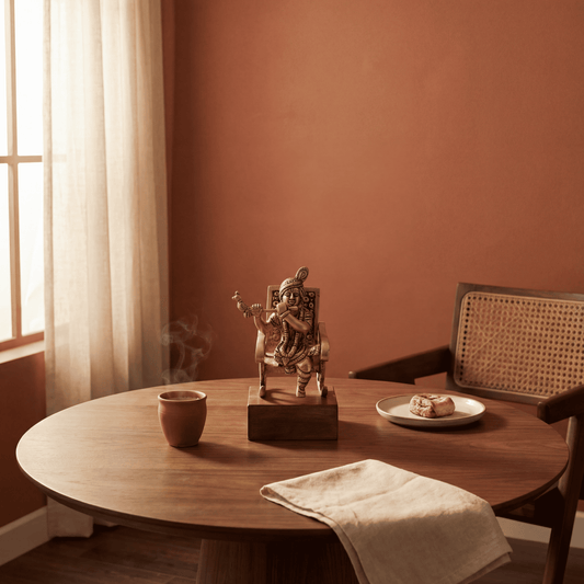 Krishna on Rocking Chair