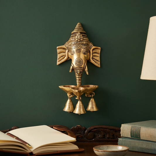 Ganesha Wall Diya