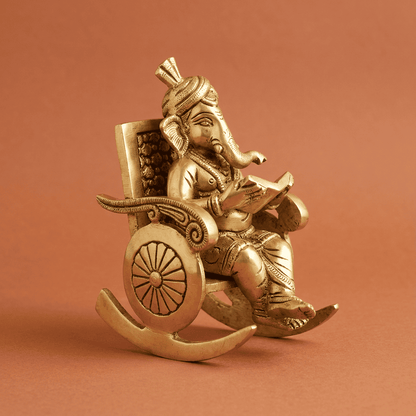 Ganesha on Rocking Chair - Small